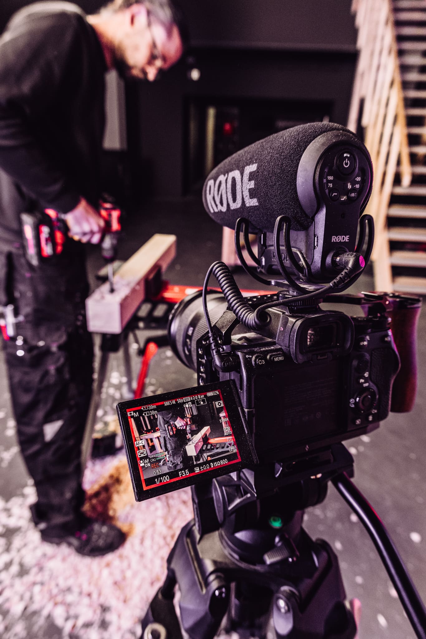 Spiegelreflexkamera mit Rode Mikrofon bei Studio5